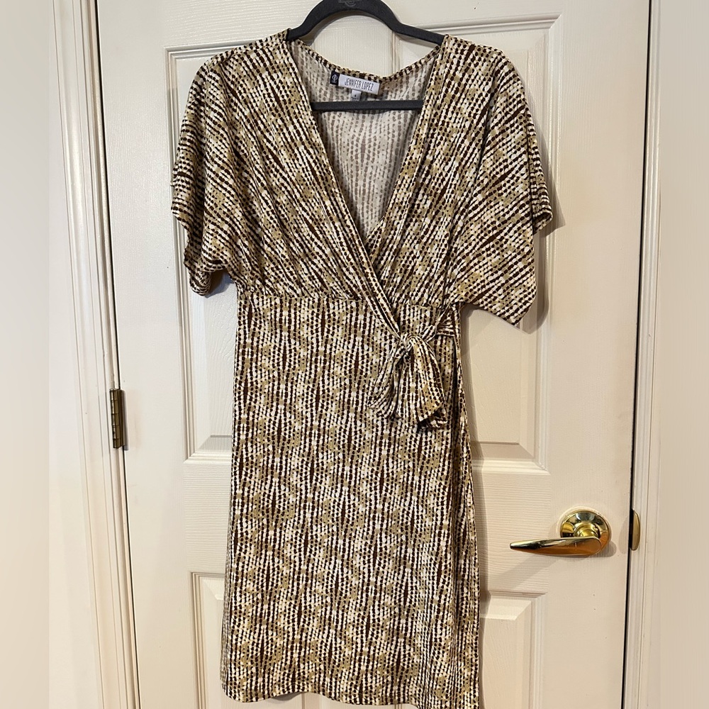 Women’s Faux-Wrap Dress